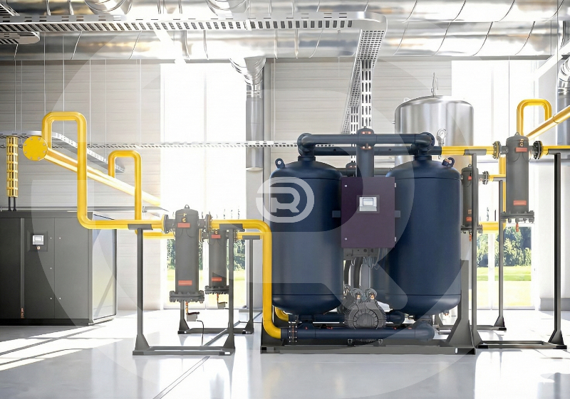 معمای رطوبت: چرا با وجود تجهیزات کامل تصفیه، هنوز آب در سیستم هوای فشرده وجود دارد؟